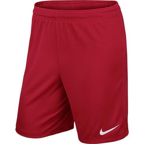 Spodenki dla dzieci Nike Park II Knit Short NB JUNIOR czerwone 725988 657