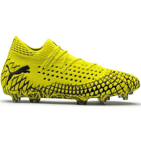 Buty piłkarskie Puma Future 4.1 Netfit FG AG żółto-czarne 105579 03