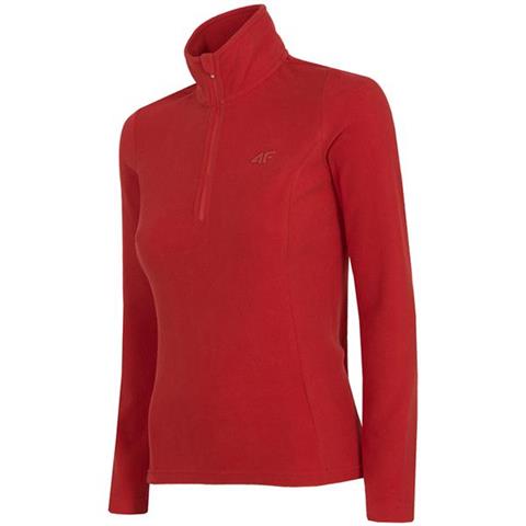 Bluza polarowa damska 4F czerwona H4Z19 BIDP001 62S