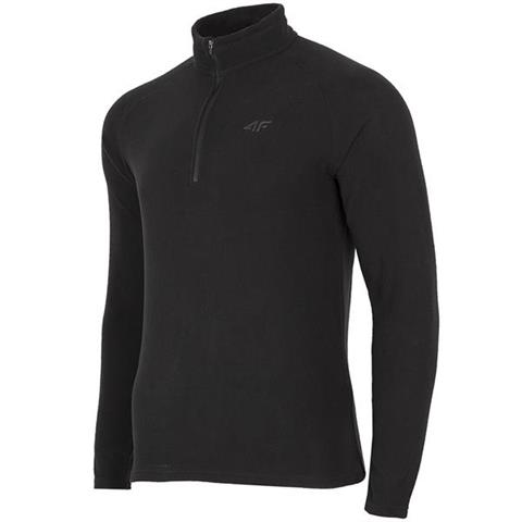Bluza polarowa męska 4F głęboka czerń H4Z19 BIMP001 20S