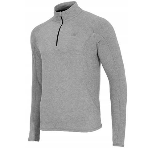 Bluza polarowa męska 4F chłodny jasny szary melanż H4Z19 BIMP001 27M
