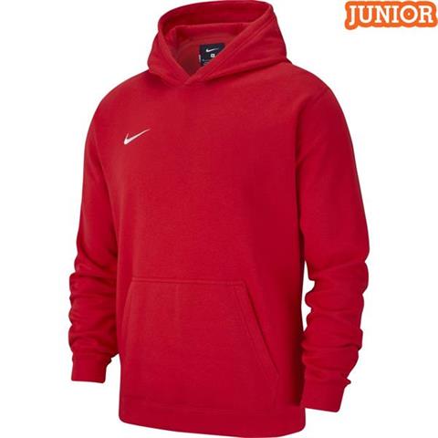 Bluza dla dzieci Nike Team Club 19 Fleece Hoodie PO czerwona AJ1544 657