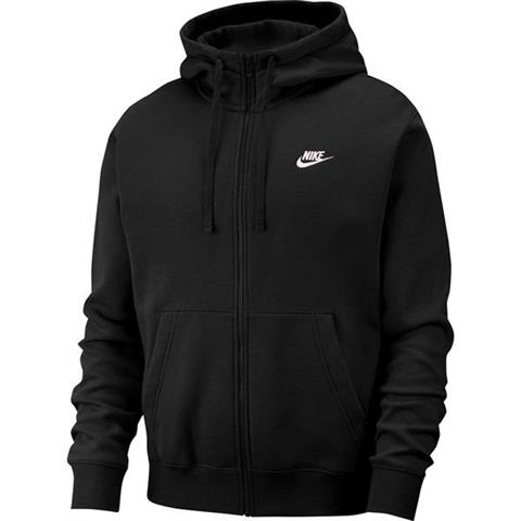 Bluza męska Nike Club Hoodie FZ BB czarna BV2645 010