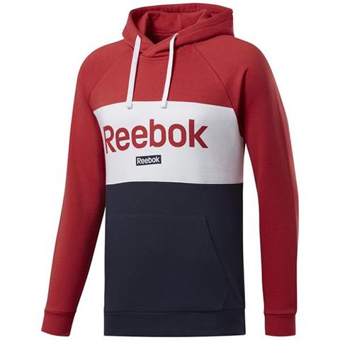 Bluza męska Reebok TE LL OTH Hoodie czerwono-biało-granatowa FR8128