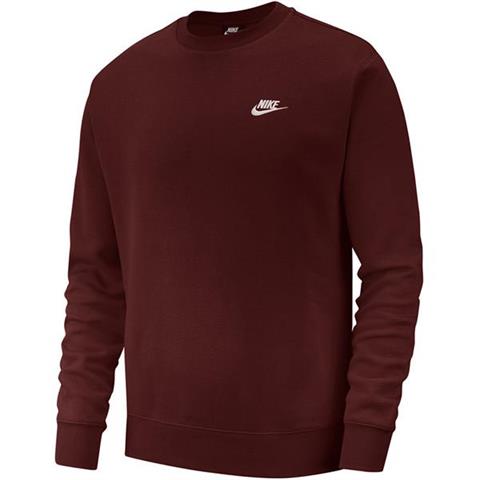 Bluza męska Nike Club Crew BB bordowa BV2662 233