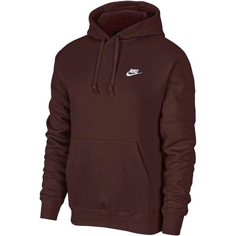 Bluza męska Nike NSW Club Hoodie bordowa BV2654 233
