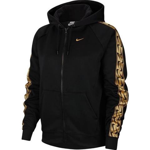 Bluza damska Nike Sportswear Logo Tape czarno-złota BV3447 011