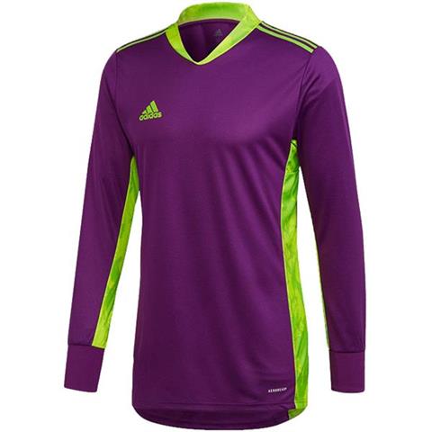 Bluza bramkarska dla dzieci adidas AdiPro 20 Goalkeeper Jersey Youth Longsleeve fioletowo-zielona FI4198