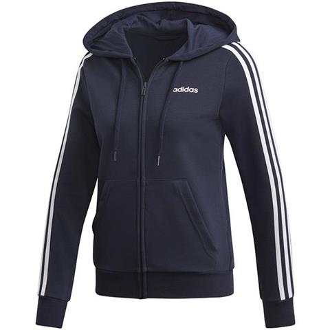 Bluza damska adidas W Essentials 3S FZ HD granatowa DU0656