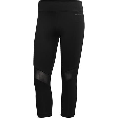 Legginsy damskie adidas D2M CB R 3/4 Tight czarne DU2045