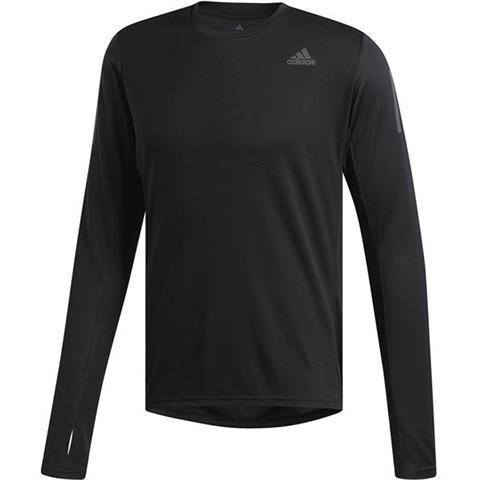 Koszulka męska adidas Own The Run LS czarna DQ2576