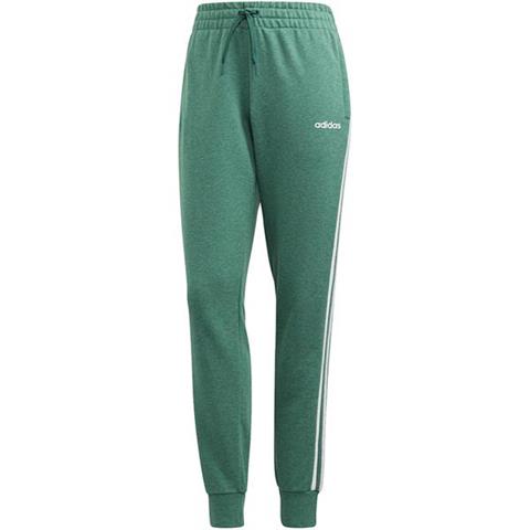 Spodnie dresowe damskie adidas Essentials 3S Pant zielone FM6728