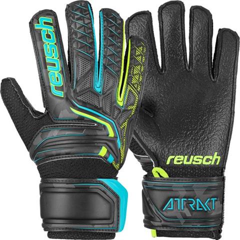 Rękawice bramkarskie Reusch Attrakt RG Open Cuff Junior 5072615 7052