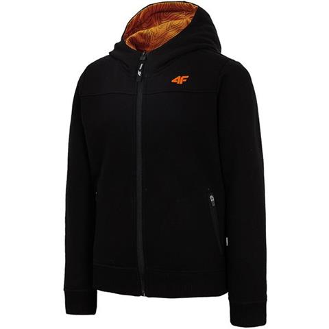 Bluza dla chłopca 4F głęboka czerń HJL20 JBLM004A 20S