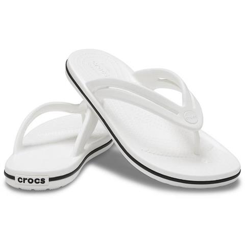 Crocs klapki Crocband Flip W białe 206100 100