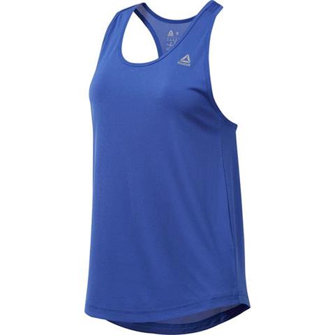 Koszulka damska Reebok Mesh Back Tank niebieska DU4745