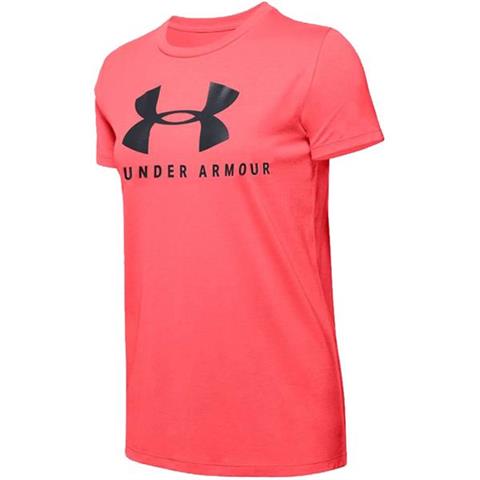 Koszulka damska Under Armour Graphic Sportstyle Classiccrew koralowa 1346844 820