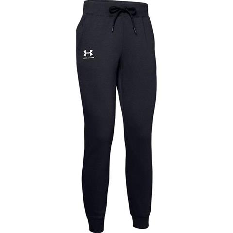 Spodnie damskie Under Armour Rival Fleece Graphic czarne 1348549 001