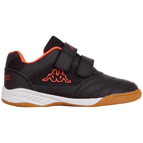 Buty dla dzieci Kappa Kickoff K czarno-pomarańczowe 260509K 1144