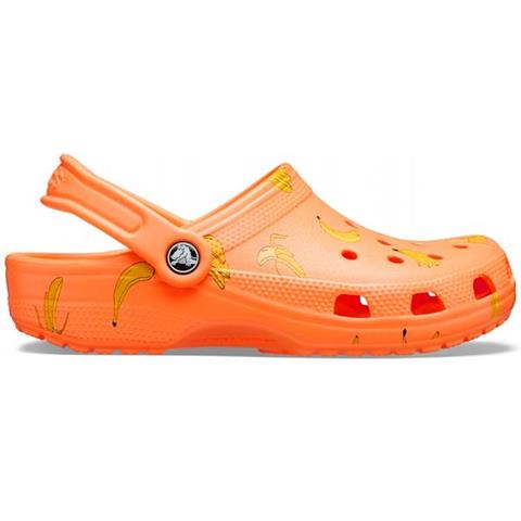 Crocs dla dzieci Classic Vacay Vibes Clog pomarańczowe 206375 801