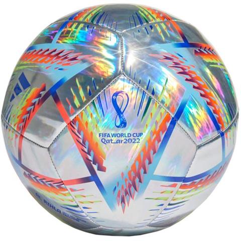 Piłka nożna adidas Al Rihla Training Hologram Foil srebrna H57799