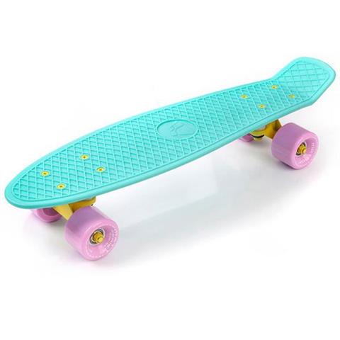 Deskorolka Meteor plastikowa Matt minth pink pink and yellow 23718