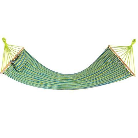 HAMAK MATERIAŁOWY SPOKEY BIGREST paski zielony /835361