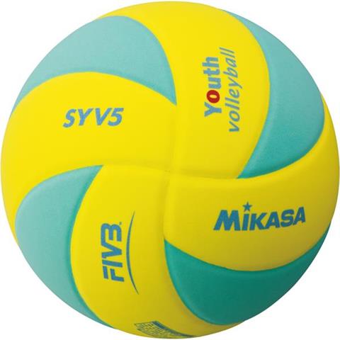 Piłka siatkowa Mikasa SYV5 YLG żółto zielona