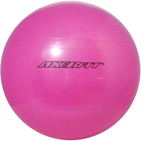 Piłka gimnastyczna Axer Standard z pompką 65cm różowa A1752