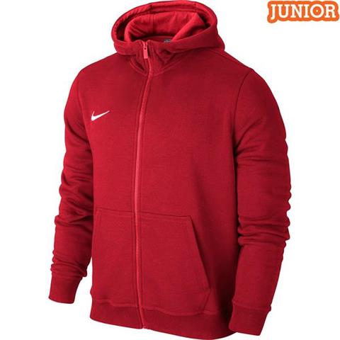 Bluza dla dzieci Nike Team Club FZ Hoody czerwona 658499 657