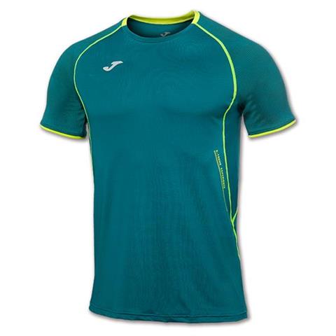 Koszulka męska Joma Running S/S zielona 100387.470