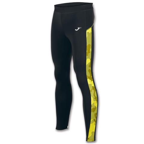 Legginsy damskie Joma Long Olimpia czarno żółte 100140.109