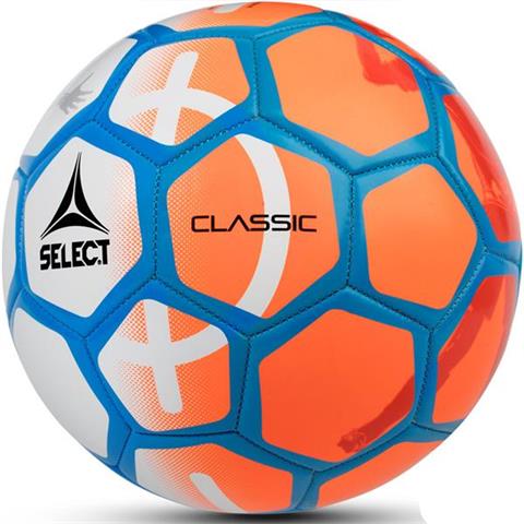 Piłka nożna Select Classic biało-pomarańczowa 13425