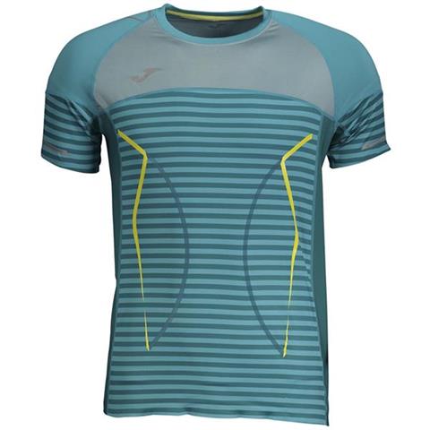 Koszulka męska Joma T-Shirt Olimpia III Turquoise S/S 100663.010