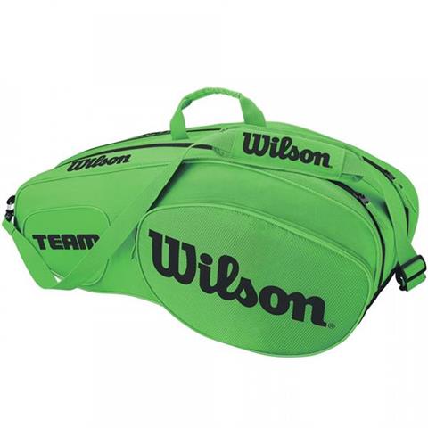 Torba tenisowa Wilson Team III 6 76 x 20 x 32 cm zielona WRZ854806