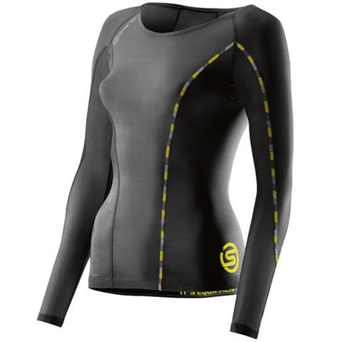 Koszulka damska Skins Dnamic CORE Long Sleeve Top czarna DA99060059001